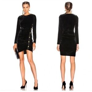 Veronica Beard Black Dress with Gold Accents